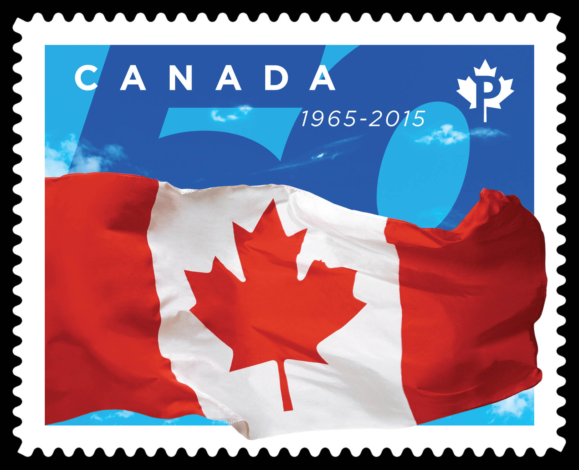 50th Anniversary Of Canada s Flag Canada Postage Stamp 50th Anniversary Of Canada s Flag Canada Postage Stamp