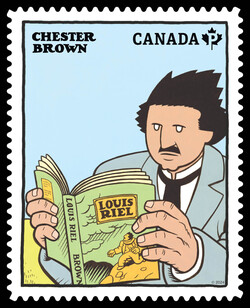 Chester Brown Canada Postage Stamp | Graphic Novelists