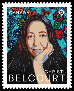 Christi Belcourt Canada Postage Stamp | Indigenous Leaders