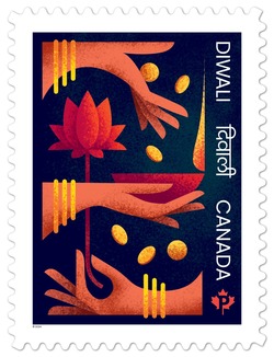 Diwali - 2024 Canada Postage Stamp