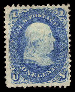 Benjamin Franklin - Blue United States Postage Stamp