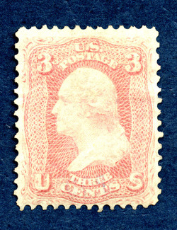 George Washington - Pink United States Postage Stamp