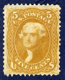 Thomas Jefferson - Buff United States Postage Stamp