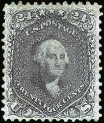 George Washington - Gray Lilac United States Postage Stamp