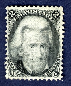Andrew Jackson - Black - E Grill United States Postage Stamp