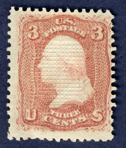 George Washington - Rose - E Grill United States Postage Stamp