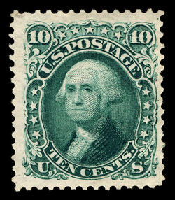 George Washington - Green United States Postage Stamp