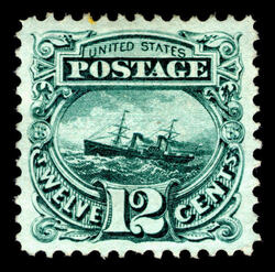 S.S. Adriatic - Green - G Grill United States Postage Stamp