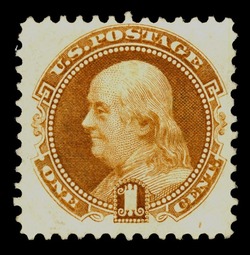 Benjamin Franklin - Buff - No Grill - Re-issue United States Postage Stamp