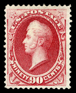 Oliver Perry - Carmine - H Grill - Hard Paper United States Postage Stamp