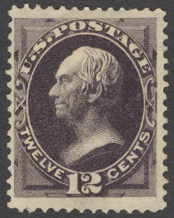 Henry Clay - Black Violet - Hard Paper - Secret Mark United States Postage Stamp