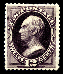 Henry Clay - Dark Violet - Hard Paper - No Gum Special Printing United States Postage Stamp