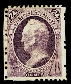 General Winfield Scott - Purple - Hard Paper - No Gum Special Printing United States Postage Stamp