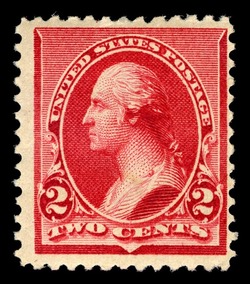 George Washington - Carmine United States Postage Stamp