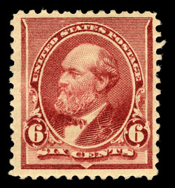James Garfield - Brown Red United States Postage Stamp