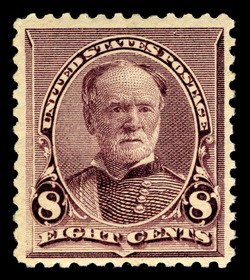 William Sherman - Lilac United States Postage Stamp