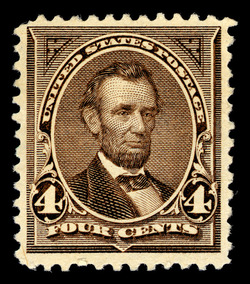 Abraham Lincoln - Velvet Brown United States Postage Stamp