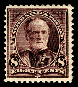 William Sherman - Lilac United States Postage Stamp