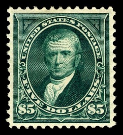 John Marshall - Dark Green United States Postage Stamp