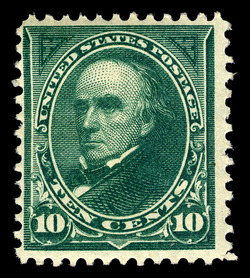 Daniel Webster - Dark Green - Watermark United States Postage Stamp