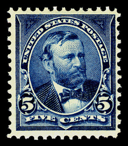 Ulysses Grant - Dark Blue - Watermark United States Postage Stamp
