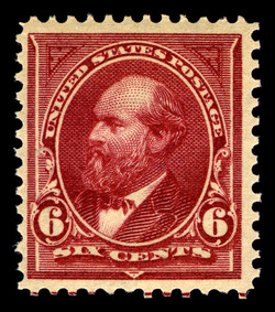 James Garfield - Lake - Watermark United States Postage Stamp
