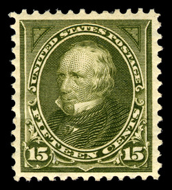 Henry Clay - Olive Green - Watermark United States Postage Stamp