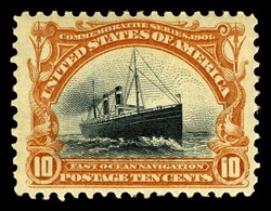 Fast Ocean Navigation United States Postage Stamp | Pan-American
