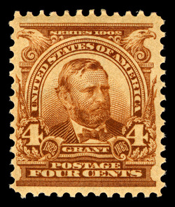 Ulysses Grant - Brown United States Postage Stamp