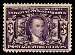James Monroe - Violet United States Postage Stamp | Louisiana Purchase
