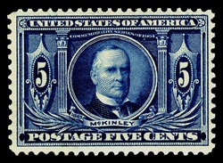William Mckinley - Dark Blue United States Postage Stamp | Louisiana Purchase