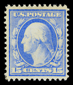 George Washington - Ultramarine - Double Line Watermark - Bluish Paper - Perf 12 United States Postage Stamp | Washington-Franklin Series