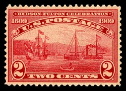 Hudson-Fulton Celebration - Carmine United States Postage Stamp