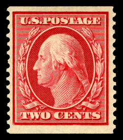 George Washington - Camine - Single Line Watermark - Horizontal Imperforate - Perf 12 United States Postage Stamp | Washington-Franklin Series