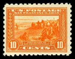 Discovery of San Francisco Bay - Orange - Perf 10 United States Postage Stamp | Panama-Pacific