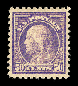 Benjamin Franklin - Violet - Single Line Watermark - Perf 10 United States Postage Stamp | Washington-Franklin Series
