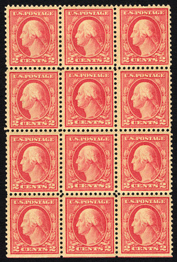 George Washington - Carmine - 5 Cent Error - Perf 10 United States Postage Stamp | Washington-Franklin Series