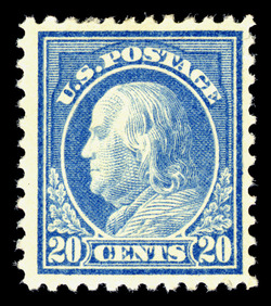 Benjamin Franklin - Ultramarine - Unwatermarked - Perf 11 United States Postage Stamp | Washington-Franklin Series
