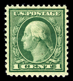 George Washington - Green - Unwatermarked - Perf 11 - Rotary Plate - 19.5-20 X 22 Mm United States Postage Stamp | Washington-Franklin Series