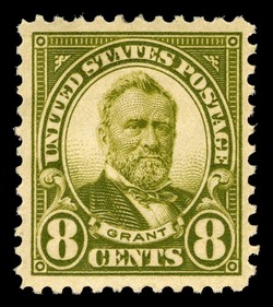 Ulysses Grant - Olive Green - Perf 11 United States Postage Stamp | Ordinary Postage Stamps - Issue of 1922