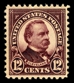 Grover Cleveland - Brown Violet - Perf 11 United States Postage Stamp | Ordinary Postage Stamps - Issue of 1922
