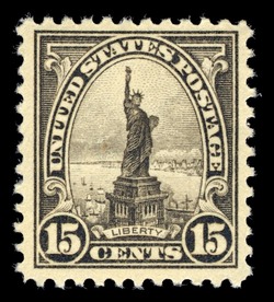 Statue of Liberty - Gray - Perf 11 United States Postage Stamp | Ordinary Postage Stamps - Issue of 1922