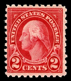 George Washington - Carmine - Perf 10 United States Postage Stamp | Ordinary Postage Stamps - Issue of 1922