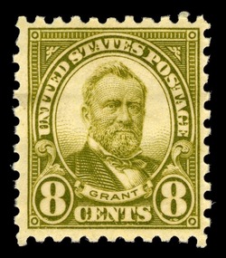 Ulysses Grant - Olive Green - Perf 10 United States Postage Stamp | Ordinary Postage Stamps - Issue of 1922