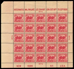 Battle Of White Plains - Souvenir Sheet United States Postage Stamp