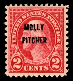 Molly Pitcher - Battle of Monmouth United States Postage Stamp