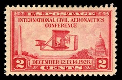 Wright Brothers Airplane at Kitty Hawk United States Postage Stamp | International Civil Aeronautics Conference