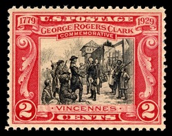 George Rogers Clark - Surrender of Fort Sackville United States Postage Stamp