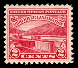 Ohio River Canalization United States Postage Stamp