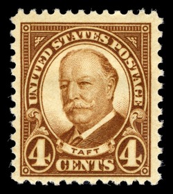 William Taft - Brown - Perf 11 X 10 1/2 United States Postage Stamp